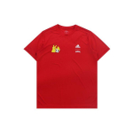 Adidas x Pok&eacute;mon Bendrai firmuotas treniruočių trumpomis rankovėmis T-shirt Vyri&scaron;ki vir&scaron;utiniai drabužiai &Scaron;viesiai raudona GN3001 S