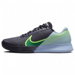 NikeCourt Air Zoom Vapor Pro 2 HC Gridiron Stadium Green Vyri&scaron;ki sportbačiai Pilki Cobalt-Bliss Green-Strike DR6191-004 42.5