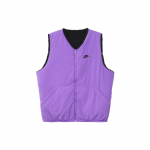 Nike Dvigalis Fleece Liemenė Su Logotipo Spaudiniu Ir Ki&scaron;enės Detale Vyri&scaron;ka Liemenė Violetinė DQ4879-010 XL