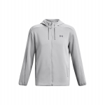 Under Armour Laisvo kirpimo su gobtuvu užtrauktuku ilgomis rankovėmis striukė vyrams Vir&scaron;utinė apranga Pilka 1378824-011 M