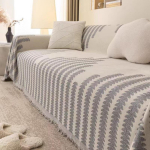 Sofa Cover, Anti Cat Scratch Sofa Towel, Full Cover for Autumn and Winter Seasons, Sofa Blanket Cushion, Sofa Cover Cloth, Living Room 180 * 300cm