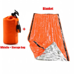 Ne&scaron;iojamas vandeniui atsparus avarinis i&scaron;gyvenimo miegmai&scaron;is lauke Edc Camping Gear terminis mai&scaron;as pirmosios pagalbos gelbėjimo rinkinys Mylar antklodė