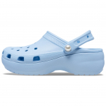 Crocs Classic Platform Pearl Clog EVA Patogūs universalūs klumpės Moteri&scaron;kos klumpės Mėlyni 211231-4NS 34-35