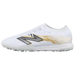 New Balance Furon V8 Patogūs Paprasti TF (Guminiai smeigės) Patvarūs kvėpuojantys tinkami futbolo bateliai Unisex futbolo bateliai Balti Platina Juodi SF1TWG8 40
