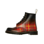 Dr. Martens 1460 Tartan Classic 8 skylučių batai Unisex batai Juodi Oranžiniai 25754102 38