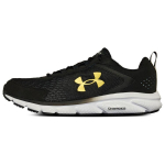 Under Armour Charged Assert 9 Patogus audinys Žemi kasdieniai bėgimo bateliai Vyri&scaron;ki sportbačiai Juodi auksiniai 3025705-007 45