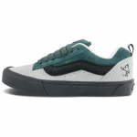Vans Knu Skool Madingi Universalūs Žemi Skate Batai Unisex Sportbačiai Pilki Žali VN000CS0Z0X 36