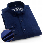 7XL 6XL Medvilninis velvetinis mar&scaron;kinys vyri&scaron;kas ilgomis rankovėmis kasdienis įprasto kirpimo mink&scaron;tas patogus ki&scaron;eninis suknelės mar&scaron;kinys vyrui palaidinė drabužiai XL