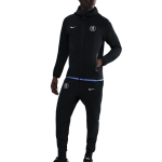 Nike Chelsea FC FW25 Tech Windrunner Total 90 Futbolo Fleece Užtraukiamas su gobtuvu Paprastas ilgomis rankovėmis Striukė Vyri&scaron;kos striukės HM3676-011 L black