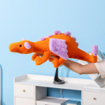 Interneto įžymybė drakono lėlė linksmas želė pliu&scaron;inis žaislas vaivoryk&scaron;tinis sniego drakono lėlė didelė pagalvė dovana 50cm（0.3kg） oranžinė