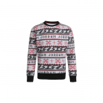 Jordan Jumpman &Scaron;ventinis Kalėdinis Megztinio Ra&scaron;tas &Scaron;iltas Patogus Kasdienis Apvalaus Kaklo Džemperis Vyrams Vir&scaron;ūnės Juodas CT3460-010 M