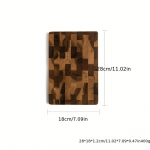 1 vnt. Didelė medinė lenta - Itin tvirta medžio tekstūros pjaustymo lenta, Didelio lapo kamelijos mediena mėsai, sūriui, daržovėms, duonai