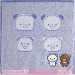San-X Rilakkuma Žaidimų tema Mini rank&scaron;luostis - Korilakkuma ir Chairoikoguma, 25x25cm, CM54102