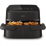 Friteuse d'air chaud - Philips - NA150/00 - 7,1 L - Technologie Rapid Air - Noir juoda