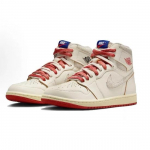 Jordan Air Jordan 1 High OG WMNS &bdquo;Sail/Cinnabar&ldquo;RETA ORO DALYVĖ DB4612-100 Moteri&scaron;ki dydžiai EU 35.5 smėlis/oranžinė