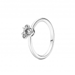 Pandora Disney Pelėdos Minės Blizgantis Galvos Žiedas Su Skaidriu Kubiniu Cirkoniu P-190074C01-54 Moterims