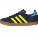 Adidas Originals Gazelle Patogūs Madingi Universalūs Patvarūs Žemi Vaikams Riedlenčių Batai Vaikams Sportbačiai Mėlyni IH2795 36