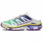 MM6 Maison Margiela x SALOMON XT 4 Atsparūs trinčiai Žemi Bėgimo Bateliai Unisex Spektrinės Mėlynos Sportbačiai 475402 37⅓