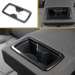 for Toyota RAV4 -2023 ABS Rear center armrest water cup frame Rear drain cup frame decoration stickers Wood grain