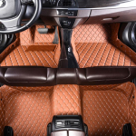 Automobilių kojų pagalvėlės, skirtos Nissan Juke 2011-2014 Automobilių salono priedai Apsauginis padėklas Individualizuotos automobilių grindų kilimėliai Automobilių kilimas ruda