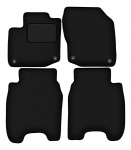 Dywaniki samochodowe welurowe czarne do: Honda Civic IX kombi (39cm) (2011-2016)