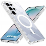 Coque Magn&eacute;tique - BOOLING - pour Samsung Galaxy S26 Ultra - Anti-Rayures Antichoc - Transparent skaidri