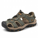 Vasariniai vyri&scaron;ki sandalai odiniai vyri&scaron;ki laisvalaikio batai lauko vyri&scaron;ki odiniai basutės vyrams paplūdimio batai romėni&scaron;ki batai plius 38-48 dydis 48