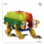 &Scaron;ypsenėlės 4 Veiksmo figūrėlės Statybiniai kaladėlių rinkinys Pianosaurus Yarnaby Doey Poppi Statybinis žaislas Vaikams Gimtadienio dovana