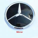 1 vnt. 3D automobilio grotelių emblema Žvaigždės ženklelis Priekinių grotelių logotipas Mercedes Benz W204 W205 W176 W253 W177 GLC GLE V 2012-2019