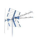 DVB-T2 televizijos antena VHF UHF TT W21 Auksinė COMBO 5G Apsaugotas filtras Telkom Telmor