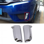 Honda Fit Jazz 2014 2015 2016 2017 Automobilio Kėbulo Priekinės Rūko Žibintų Antakių/Apdailos Žibinto Rėmelio Lipdukas ABS Chromuotas Dangtelis Variklio Dangčio Lipdukas Style 3
