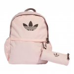 Adidas Originals Trefoil 18,72 L Mikro Logotipo Spaudinys Nuimamas Pie&scaron;tukinė Kuprinė Moteri&scaron;ka Kuprinė Smėlio-Rožinė KE0104 Sand Pink