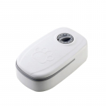 Automatinis kačių tiektuvas &scaron;lapių sausų ėdalų atskiriamasis naminių gyvūnėlių ėdalo dozatorius katėms, &scaron;unims, 48 ​​val. single meal pilka