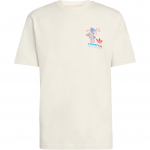 Adidas Originals X FIFA Footix 26 Pasaulio taurės ra&scaron;to spausdinti apvalios apykaklės trumparankoviai mar&scaron;kinėliai Vyri&scaron;ki vir&scaron;utiniai drabužiai KC3833 L white