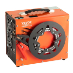 PCP oro kompresorius, 4500 PSI / 30 Mpa ne&scaron;iojamas PCP kompresorius su įmontuotu galios keitikliu, automatinis sustabdymas | DC12V / AC230V | Be alyvos ir vandens kompresoriaus siurblys