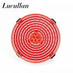 Lucullan Ne&scaron;varumų ir Smėlio Fiksatorius Plovyklos Kibiro Įdėklas Su Lanksčiais Guminiais Fiksatoriais Savaime Reguliuojama Fiksavimo Sistema 1 Red Grit Lock