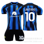 2324 Inter Milan Namų Nr. 90 Lukaku 10 Lautaro 23 Barrera Futbolo mar&scaron;kinėlių rinkinys 24# blue