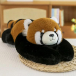 45 cm Svertinis mink&scaron;tas žaislas Panda pliu&scaron;as su itin ilgomis rankomis &Scaron;velnus apkabinamas svertinis pliu&scaron;as atsipalaidavimui Mielas lėlė ant lovos