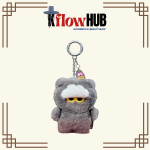 G DRAGON X ZO&FRIENDS POP UP ZOAFUL ŽIEMINIS Mini Zoa pliu&scaron;inis raktų pakabukas / Veido mai&scaron;elio raktų pakabukas MINI PLUSH KEYRING GREY