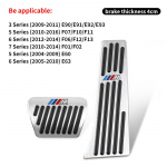 Automobilio pedalų dangteliai Stabdžių pedalo dangtelis BMW 5 serijai X5 F10 F07 F30 E90 E60 G23 E83 E84 G30 G20 F10 F15 F48 G01 G02 G05 G32 G60