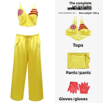 Shakira Pasaulio Futbolo Taurės Kostiumas Cosplay ir Fantazijos Persirengimui Gerbėjams M yellow