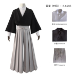 Naoya Zenin Cosplay Kostiumas Perukas Anime Zenin Naoya Kimono Kalėdos Helovino &Scaron;ventės Drabužiai XXL&Naoya Zenin black