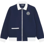 LACOSTE SS25 Striukė Vyri&scaron;ka Jūros Mėlyna/Balta/525 SH8941 S-3 gray