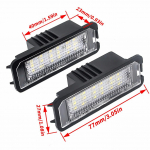 24SMD LED VW GOLF6/F5/NEW BEETLE//Passat B6 4D/ Phaeton/POLO/Scirocco LED VALSTYMO LENTELĖS LIETUVIAI