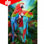 &bdquo;Papūga&ldquo; deimantinis siuvinėjimas 5D &bdquo;pasidaryk pats&ldquo; deimantinis dažymas kryželiu Siuvinėjimas ResiN Viso apvalaus deimanto paveikslėlis 20X30