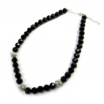 Les Tr&eacute;sors De Lily [N3101] - Collier 'Sissi' noir juoda