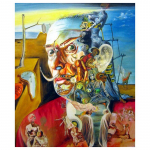 Viso gręžimo apvalus deimantinis siuvinėjimas 5D &bdquo;pasidaryk pats&ldquo; deimantinis paveikslas Salvadoro Dali dygsnio kryžius 20X30CM