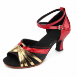 Sportiniai bateliai &Scaron;okių Batai Vakarėliui Moteri&scaron;ki Lotynų Amerikos batai Auk&scaron;tos kokybės moteri&scaron;ki &scaron;okiai Atsparus dėvėjimuisi padas 37 raudona