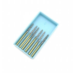 6 vnt. dantų karbido grąžtas chirurginis endodontinis volframo kaulų pjaustytuvas Grąžtas Endo-Z didelės spartos odontologijos įrankiai 21/25/28 mm neprivalomi 25mm