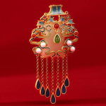 &bdquo;Blucome&ldquo; kokybi&scaron;kos emalio varinės sagės retro kutų segtukai, skirti moteriai, vyri&scaron;kai, skarai, hidžabo segtėms, dovanoms įvairiaspalvis